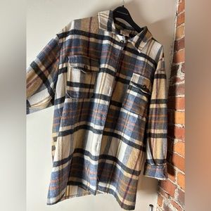 Plaid shacket